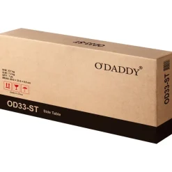 Sidetables-O'DADDY Industriële Wandtafel - 2 Gaasplanken - 60x30x60 cm - Zwart
