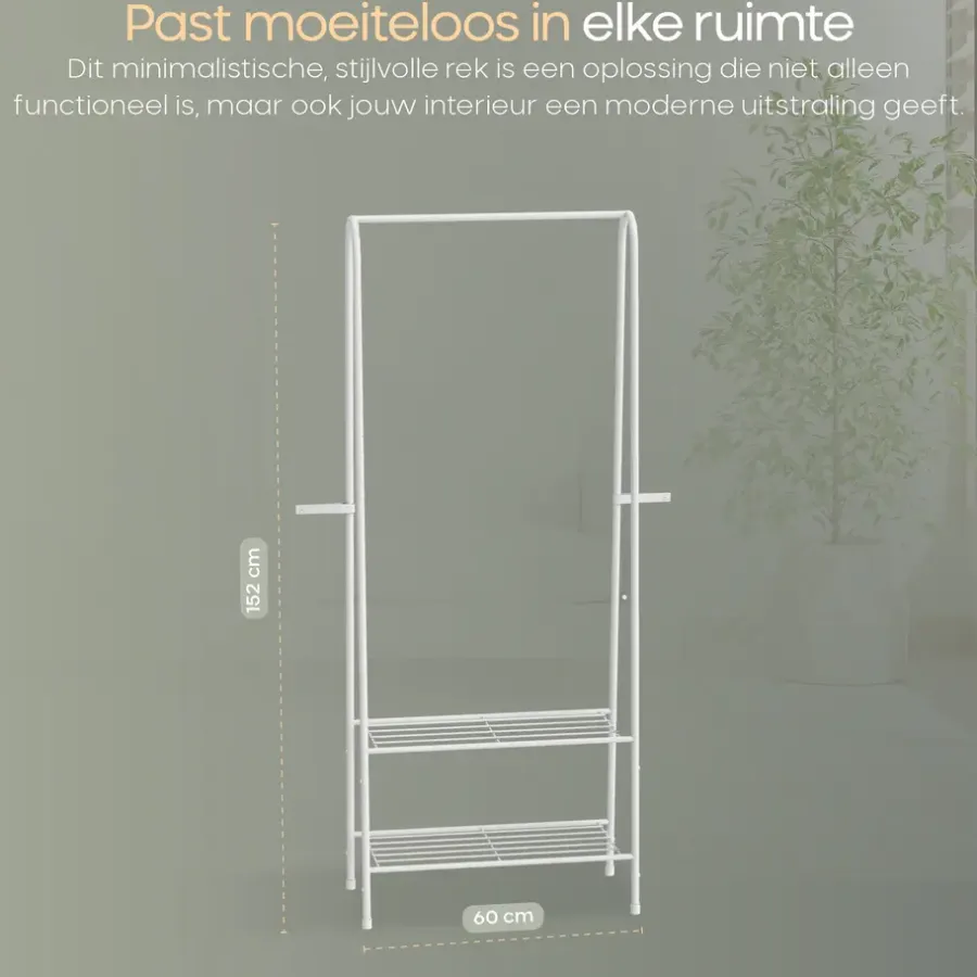 Kledingrekken|Kledingrekken-O'DADDY Kledingrek Staand - Garderoberek met Kledingstang