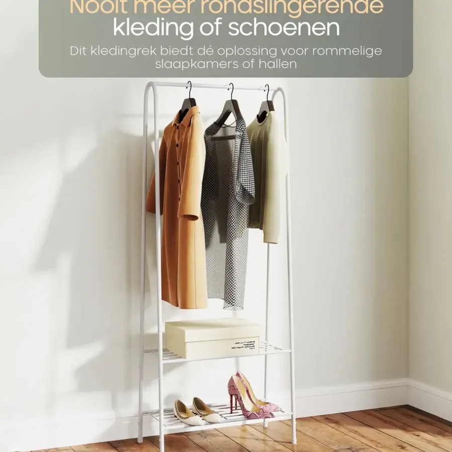 Kledingrekken|Kledingrekken-O'DADDY Kledingrek Staand - Garderoberek met Kledingstang