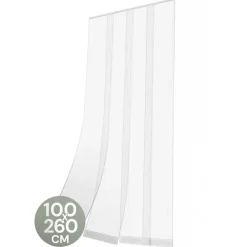Raam En Deurhorren-O'DADDY Lamellenhor 100x260 - Deurgordijn - wit
