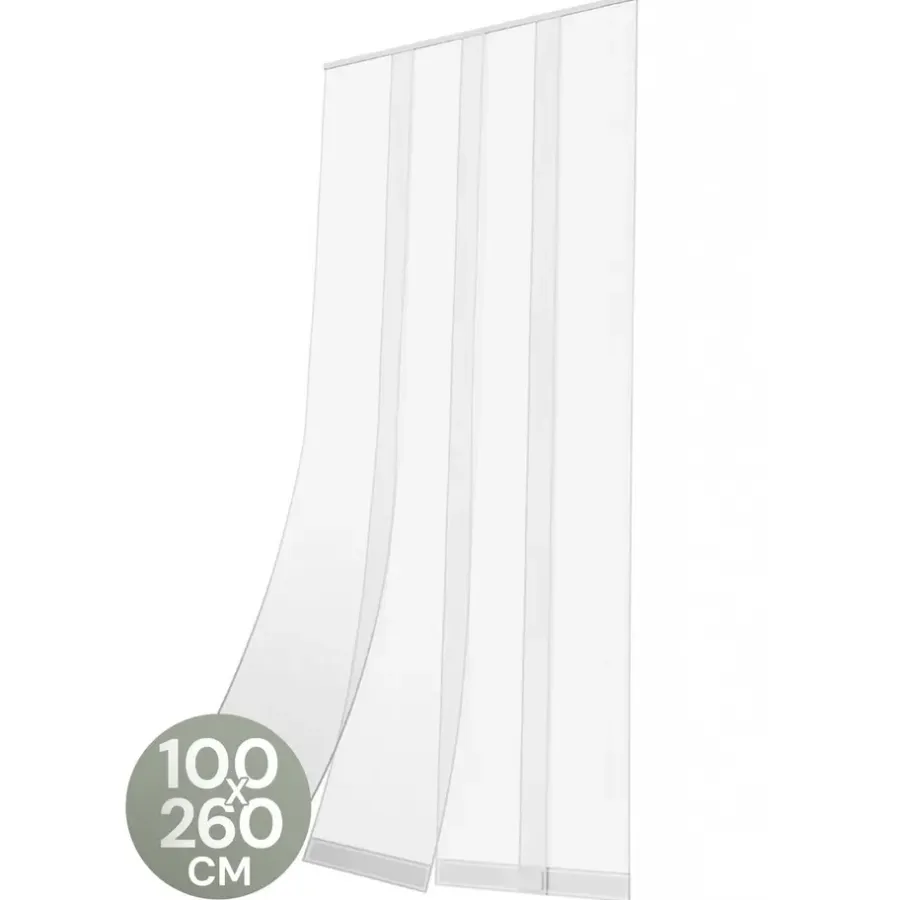 Raam En Deurhorren-O'DADDY Lamellenhor 100x260 - Deurgordijn - wit