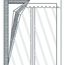 O'DADDY Magnetisch Vliegengordijn - Deurgordijn 100x230cm - Zwart