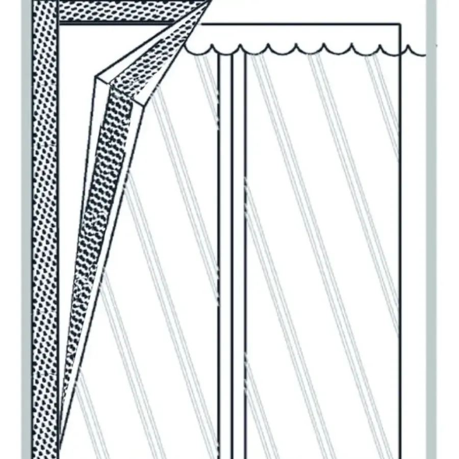 O'DADDY Magnetisch Vliegengordijn - Deurgordijn 100x230cm - Zwart
