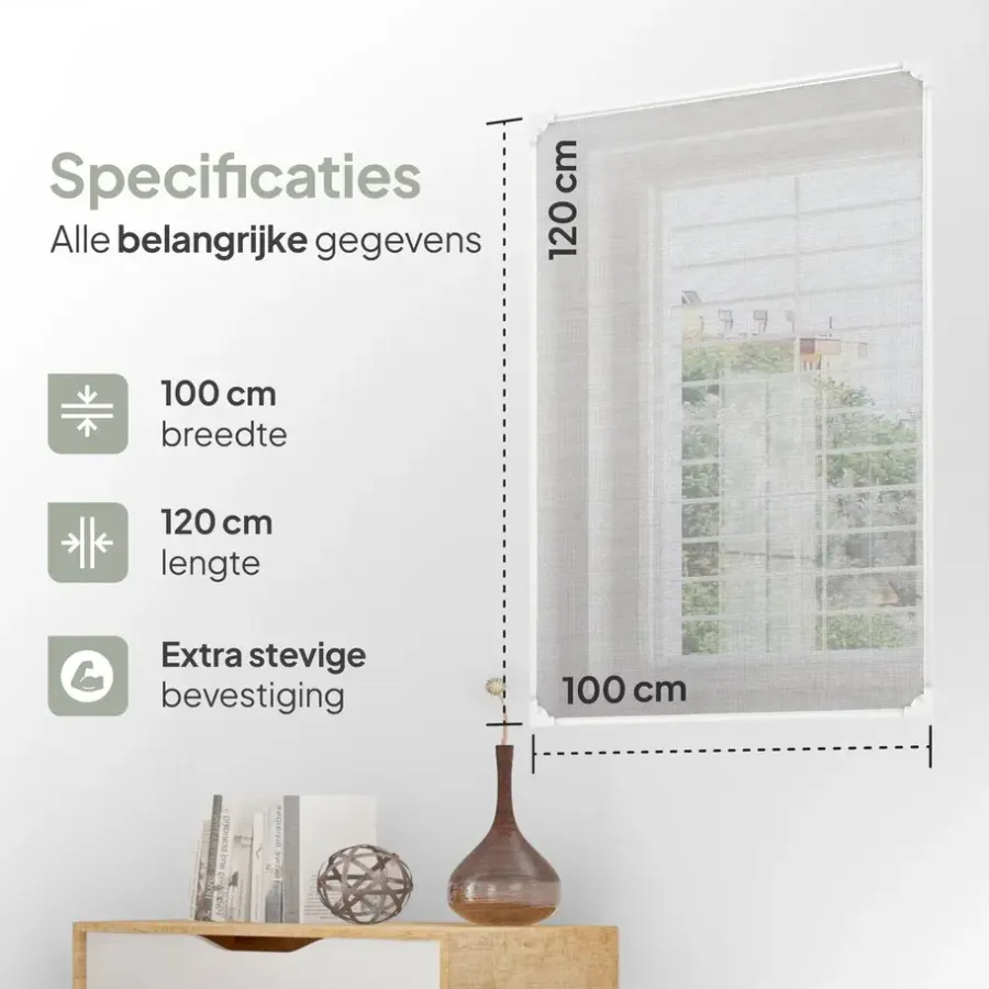 O'DADDY Magnetische raamhor - 100x120 cm