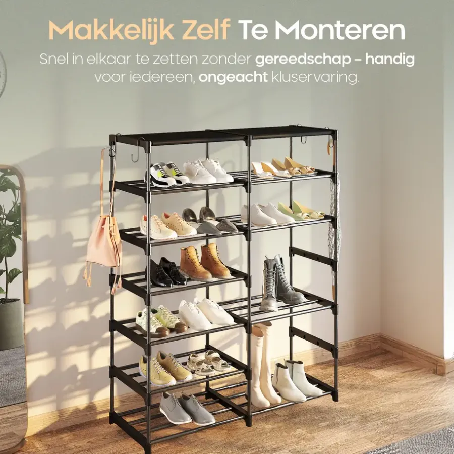 O'DADDY Schoenenrek 7 laags dubbele rij
