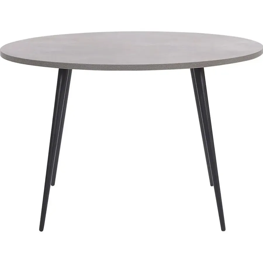 Beliani ODEON - Eettafel - Grijs - 120 x 120 cm - MDF