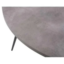Beliani ODEON - Eettafel - Grijs - 120 x 120 cm - MDF