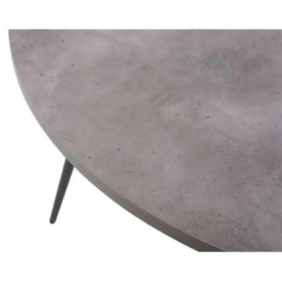 Beliani ODEON - Eettafel - Grijs - 120 x 120 cm - MDF