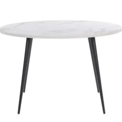 Ronde Eettafels-Beliani ODEON - Eettafel - Wit - 120 x 120 cm - MDF