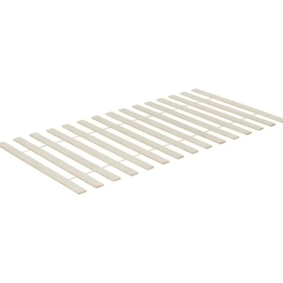 Beliani OLENDON - Bed met opbergruimte - Lichtbruin - 90 x 200 cm - Dennenhout