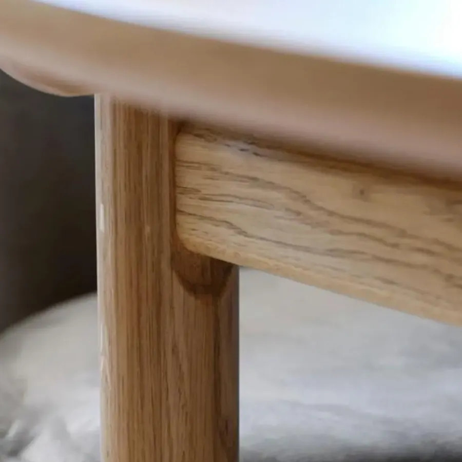 Leen Bakker Olivine Kjeld Verlengbare Houten Eettafel 190 cm - Naturel