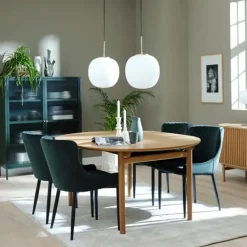 Leen Bakker Olivine Kjeld Verlengbare Houten Eettafel 190 cm - Naturel
