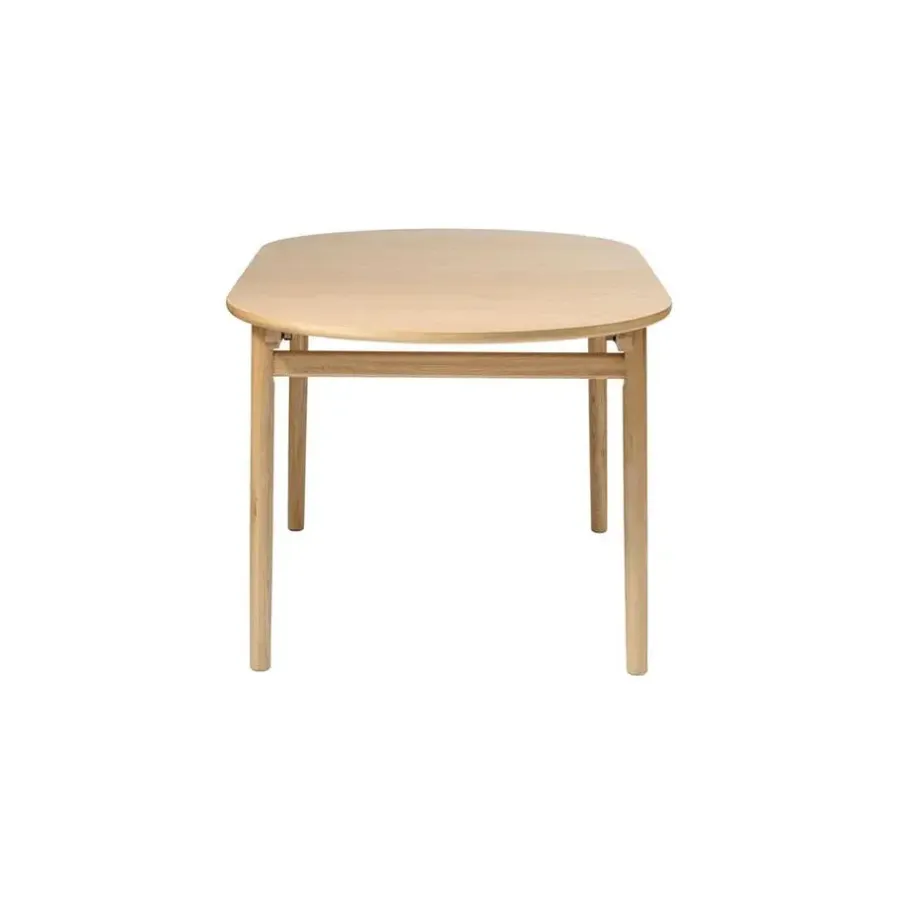 Leen Bakker Olivine Kjeld Verlengbare Houten Eettafel 190 cm - Naturel