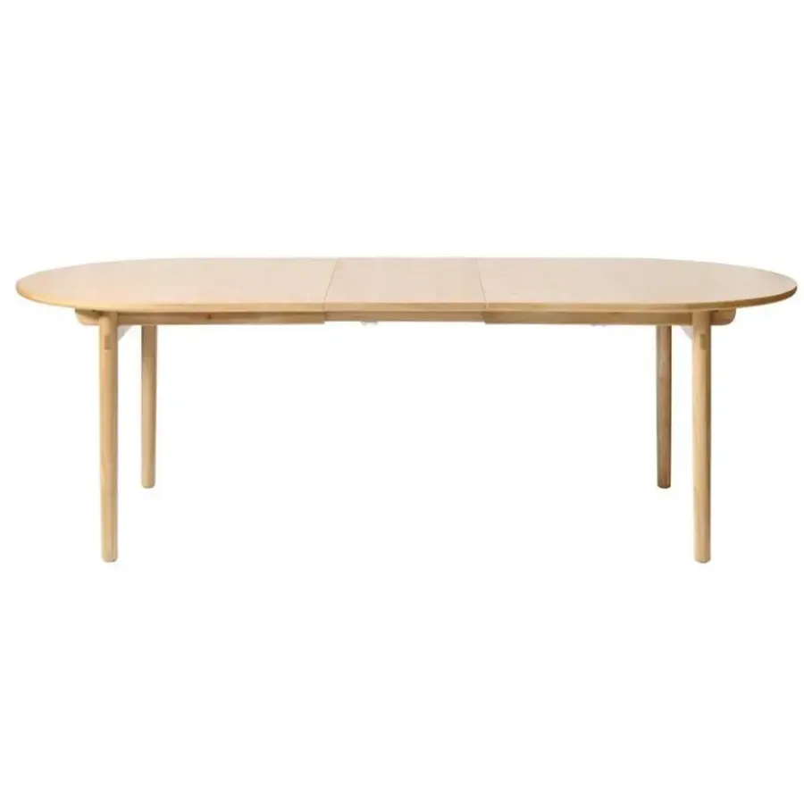 Leen Bakker Olivine Kjeld Verlengbare Houten Eettafel 190 cm - Naturel