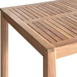 Tuintafels-Beliani OMBRIANO - Tuintafel - Lichtbruin - 180 x 90 cm - Acaciahout