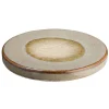 Placemats-Leen Bakker Onderzetter glazuur - beige keramiek - Ø11 cm