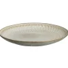 Leen Bakker Ontbijtbord Bodhi - beige stoneware - Ø21,5 cm