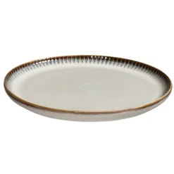 Leen Bakker Ontbijtbord Camille - beige - stoneware - Ø22 cm