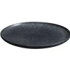 Borden-Leen Bakker Ontbijtbord Liz - zwart - stoneware - Ø21,4 cm