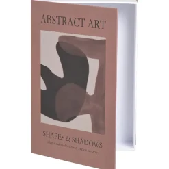 Leen Bakker Opbergboek Abstract Art - terra - 5x23x16 cm