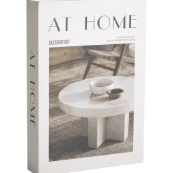 Leen Bakker Opbergboek At Home - off-white - 5x30x21 cm