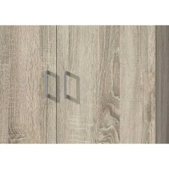 Wandkasten-Rousseau Opbergkast Ray 80cm met 2 deuren en 4 legplanken - sonoma eik