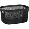Leen Bakker Opbergmand Mesh antraciet - 17,2L
