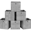 Wandrekken-Parya Home Opvouwbare opbergdozen, 6 stuks, kubussen, bakken, manden, kisten