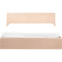 Beliani ORBEY - Bed met opbergruimte - Beige - 160 x 200 cm - Bouclé