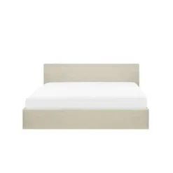 Beliani ORBEY - Tweepersoonsbed - Beige - 160 x 200 cm - Polyester