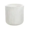 Bloempotten-Beliani OREOI - Bloempot - Wit - 55 x 55 x 55 cm - Kleivezel
