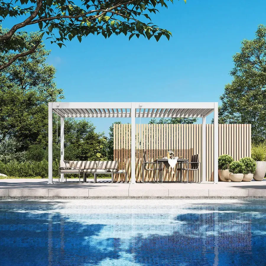 Terrasoverkappingen-Orion Comfort terrasoverkapping 300 x 530 cm wit