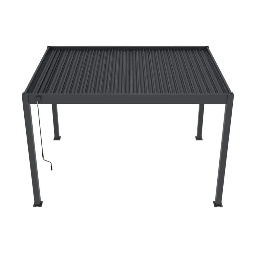 Terrasoverkappingen-Orion Comfort terrasoverkapping 300 x 400 cm antraciet