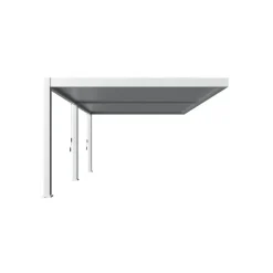 Terrasoverkappingen-Orion Deluxe overkapping muur 400 x 600 cm wit