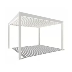 Orion Deluxe overkapping elektrisch met LED 360 x 400 cm wit