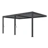 Orion Deluxe overkapping muur 360 x 530 cm antraciet