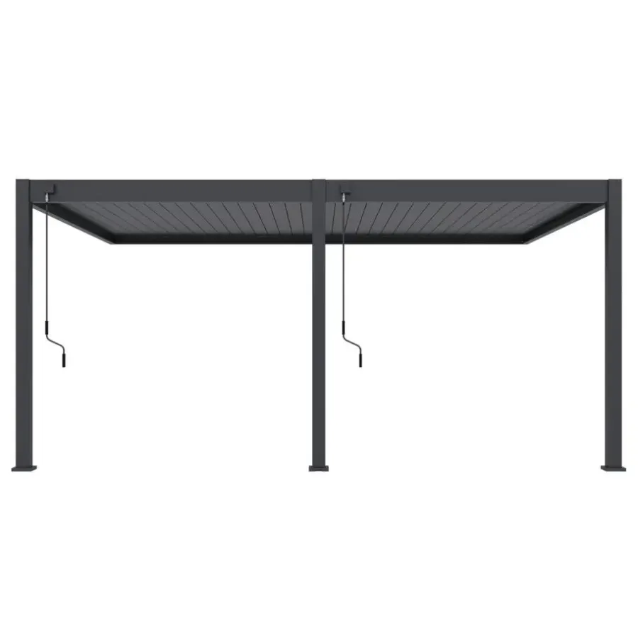 Orion Deluxe overkapping muur 360 x 530 cm antraciet