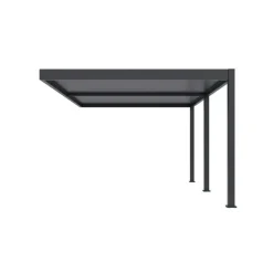 Orion Deluxe overkapping muur 360 x 530 cm antraciet