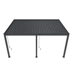 Orion Deluxe overkapping muur 360 x 530 cm antraciet