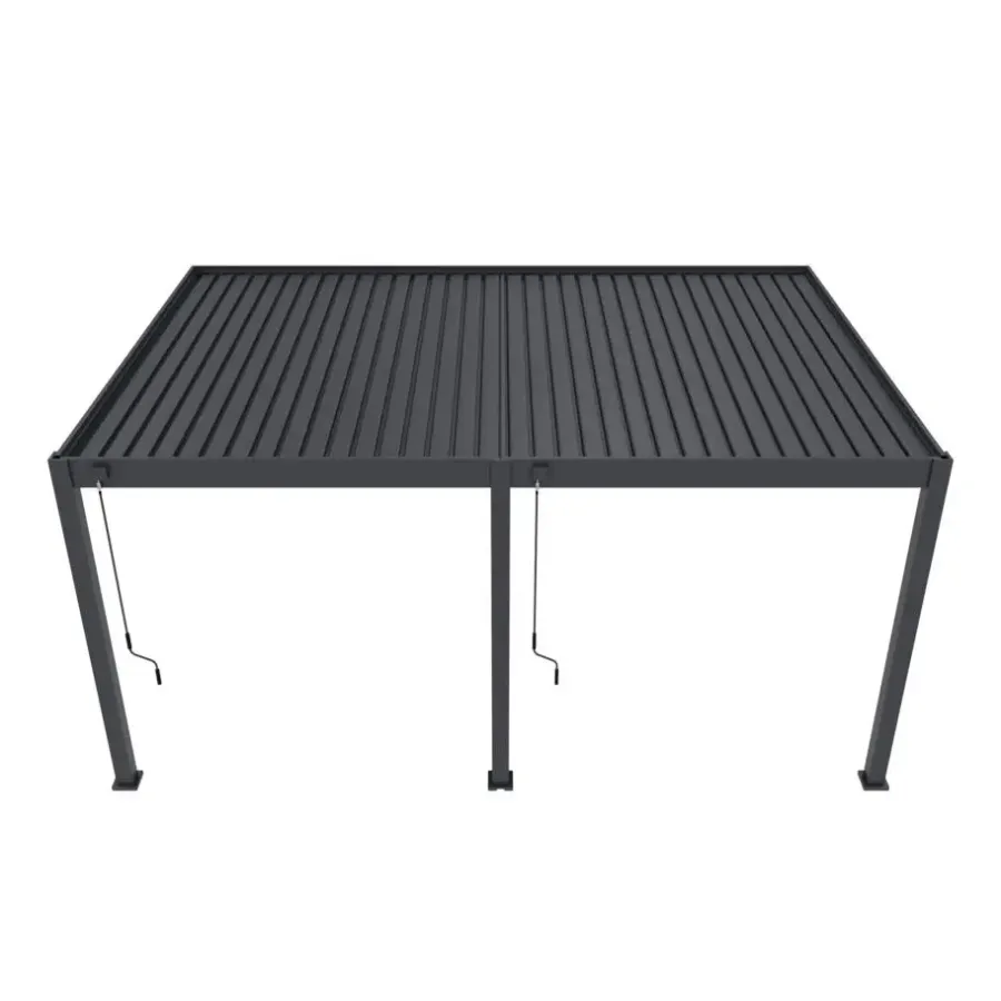 Orion Deluxe overkapping muur 360 x 530 cm antraciet