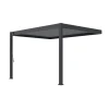 Orion Deluxe overkapping muur 300 x 400 cm antraciet