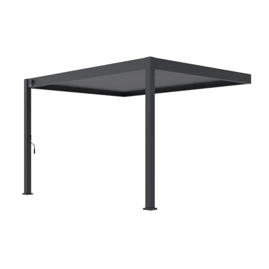 Orion Deluxe overkapping muur 300 x 400 cm antraciet