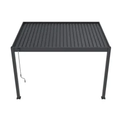 Orion Deluxe overkapping muur 300 x 400 cm antraciet