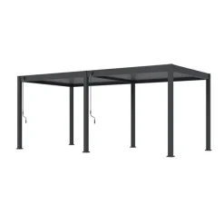 Orion Deluxe overkapping - 300 x 600 cm - Antraciet