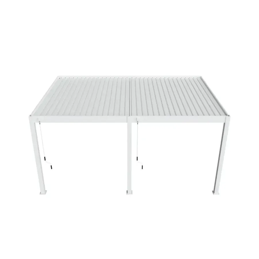Terrasoverkappingen-Orion Deluxe overkapping muur 360 x 530 cm wit