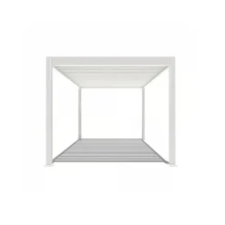 Terrasoverkappingen-Orion Deluxe overkapping elektrisch met LED 300 x 400 cm wit