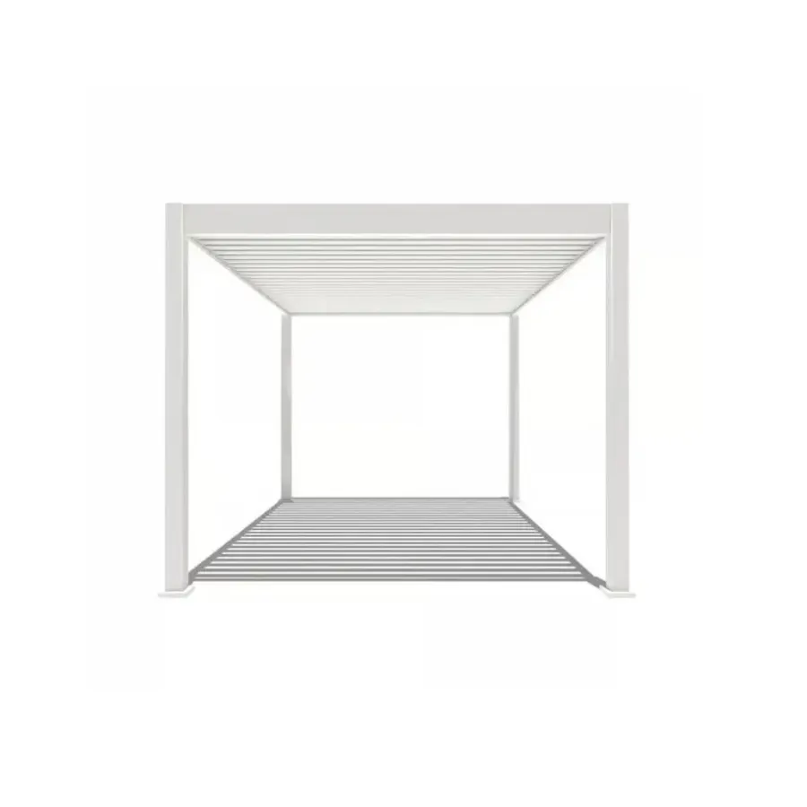 Terrasoverkappingen-Orion Deluxe overkapping elektrisch met LED 300 x 400 cm wit