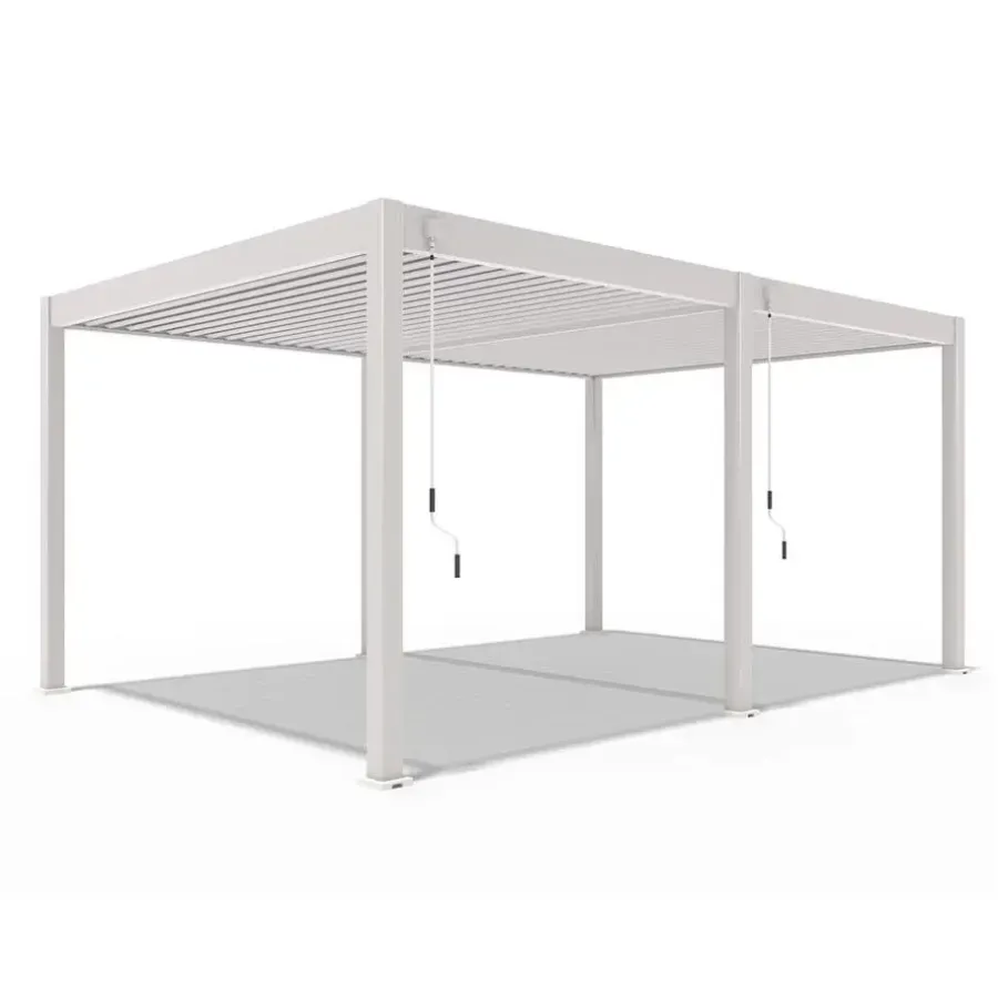 Terrasoverkappingen-Orion Deluxe terrasoverkapping 360 x 530 cm lichtgrijs