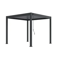 Orion Deluxe terrasoverkapping 300 x 300 cm antraciet
