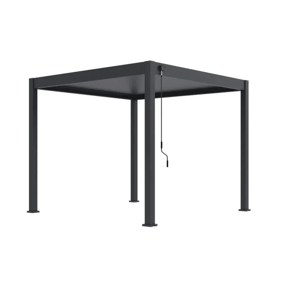 Orion Deluxe terrasoverkapping 300 x 300 cm antraciet